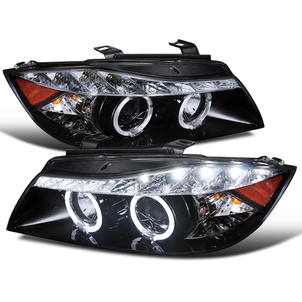 Spec-D Tuning 06-08 Bmw E90 R8 Style Projector Headlight, 2LHP-E9005G-8-TM 2LHP-E9005G-8-TM - main